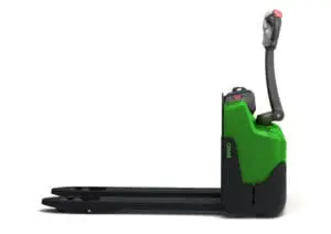 CESAB P216i elektrische palletwagen zijaanzicht rechts op witte achtergrond | Prins Maasdijk