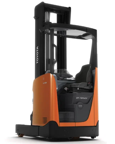 Toyota BT Reflex N-serie smalle reachtruck voor krappe gangpaden tot 10.000 mm hefhoogte | Prins Maasdijk