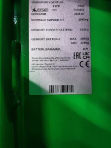 CESAB P320 NWMED 685/1000 – Pallettruck Elektro