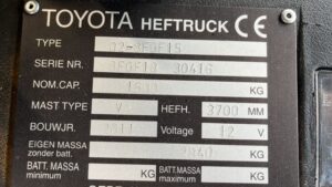 Toyota 02-8FGF15 – Toyota 02-8FGF15